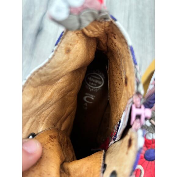 Jeffrey Campbell puff floral Lita boots size 9.5 RARE print - Picture 9 of 10